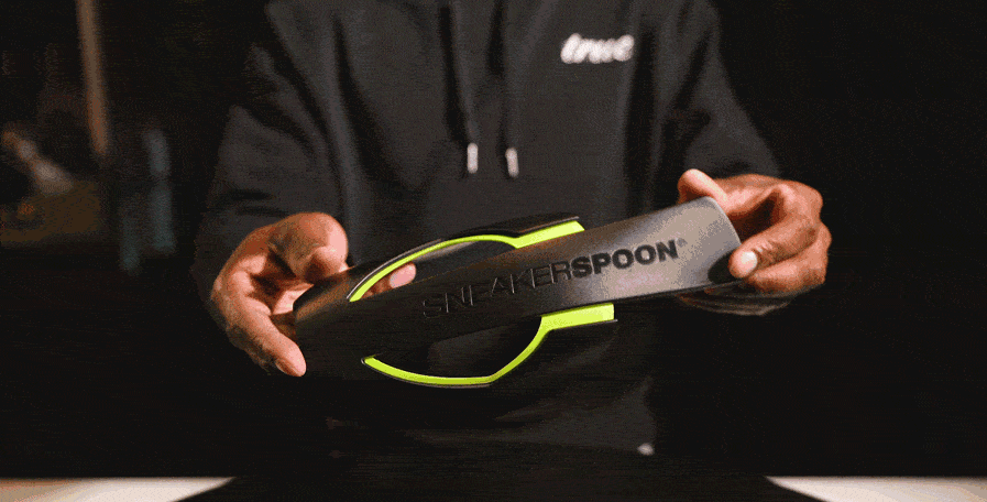 Large Sneakerspoon applied in Travis Scott Nike Dunk Sneaker